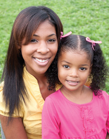 mother and daughter