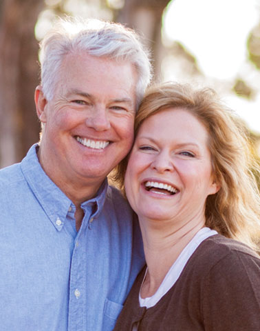 smiling couple